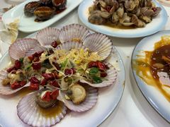 油泼扇贝-来之顺海鲜菜馆·青岛菜·始于1993(栈桥店)