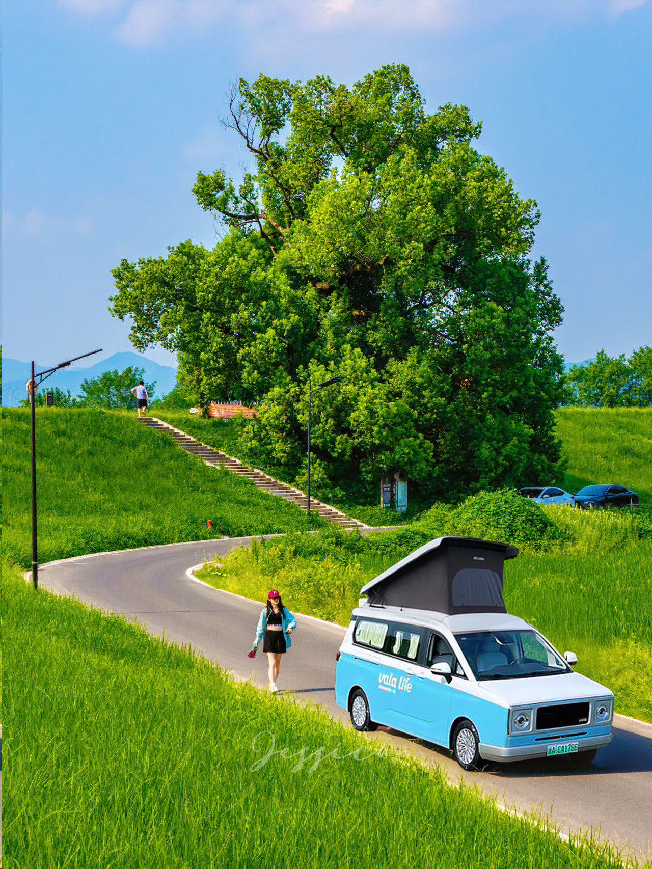 杭州自驾1h,我找到了开车直达草坪的露营地!