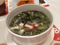 上汤金银蛋螺旋藻-杯子红牛排(创意产业园店)