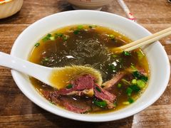 牛肉汤-草桥清真牛肉锅贴扁食店