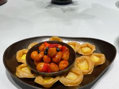 元宝炸奶拼咕噜肉-顺德渔村(华侨城店)