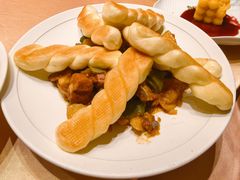 排骨豆角粘卷子-7号院家宴.烧鸽子(门头沟店)