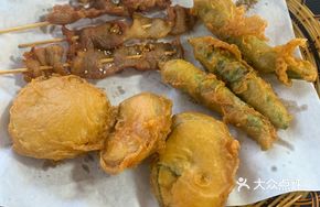Fried Eggplant and Cucumber