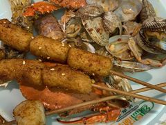 -绿岛港轩海鲜烤肉涮锅自助餐厅