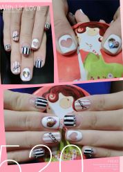 点击看大图 糖果指甲造型-光SPA科技美肤