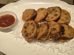 香炸荠菜莲藕夹-曾宴·楚菜(湖北省博物馆店)