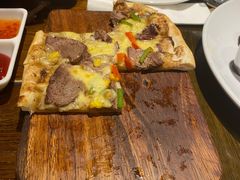 黑椒牛肉披萨-芝士工厂(万达店)