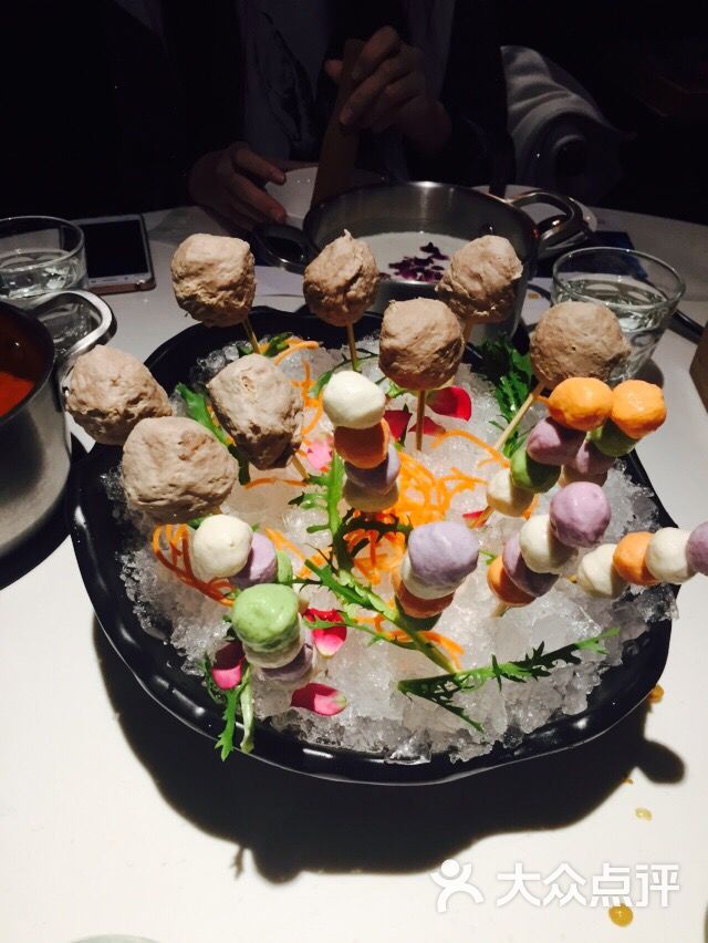 蓝波斯菊.鲜汤火锅图片 - 第2张