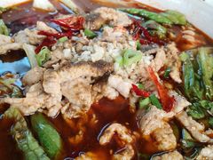 水煮肉片-吉事利茶餐厅