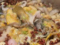 砂锅焗中黄鱼-小厨师·二十年沈家门小海鲜(百井坊巷店)