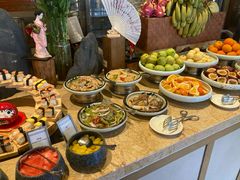 水果台-大中华希尔顿酒店-念自助餐·海南美食·三文鱼