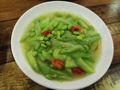 丝瓜毛豆-扬州菜在上海(场北广场店)