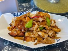 野生竹耳炒肉-禾悟农·农家私房菜