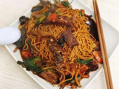 炒六鲜皮肚鳝鱼面-一家人面馆(三条巷店)