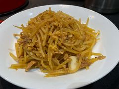 鸭拆肉小米土豆丝-荣公子创意菜