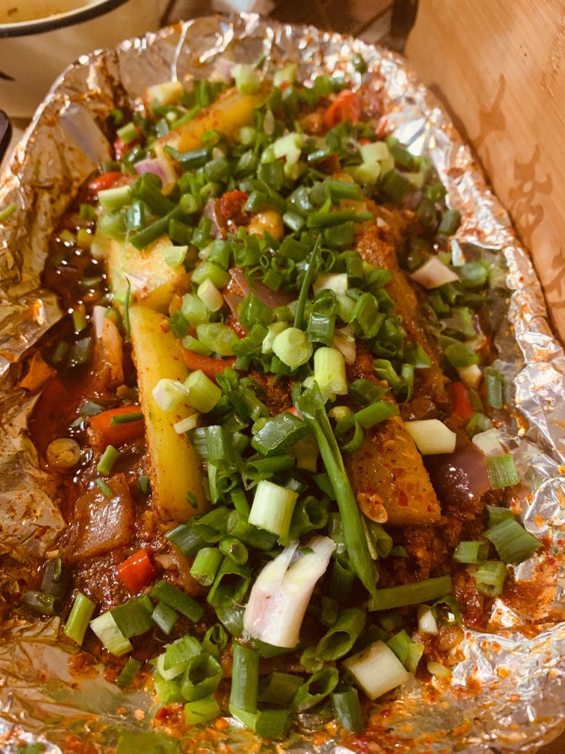 「锡纸耗儿鱼」这个也是很不错的,就是翻过来的时候另外一面的鱼肉