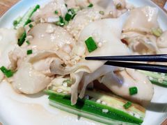 秋葵浸螺片-宋小谨·泉州菜(西沙湾店)