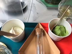 芥末抹茶冰淇淋-茶是一枝花泡茶店