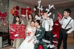 -三色锦婚礼定制