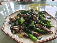 鸡什炒菜心-区海鸡场饭店(石壁店)