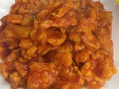 菠萝鸡片-清真穆记涮羊肉老味铜锅烧烤涮