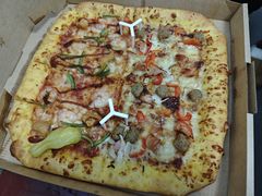 肉霸四方双拼披萨-棒约翰比萨·意面(金桥国际店)