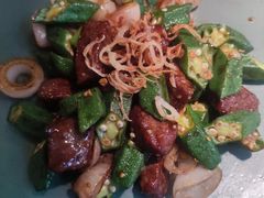 惹味秋葵煎牛肉粒-陶陶居酒家(环市东店)