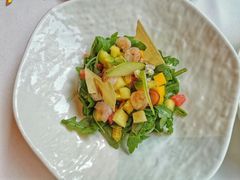 虎虾芒果芝麻菜沙拉-福楼法餐厅FLO