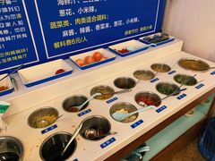 自助调料区-蟹谢蒸鲜自助餐厅