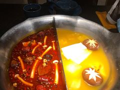 台式麻辣花胶鸡鸳鸯锅-湊湊火锅·茶憩(世博大道店)