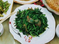 火腿韭菜-新长岭大酒店酒楼