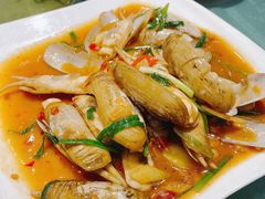 姜葱炒蛏子-潮粤香海鲜酒楼(沙湖店)