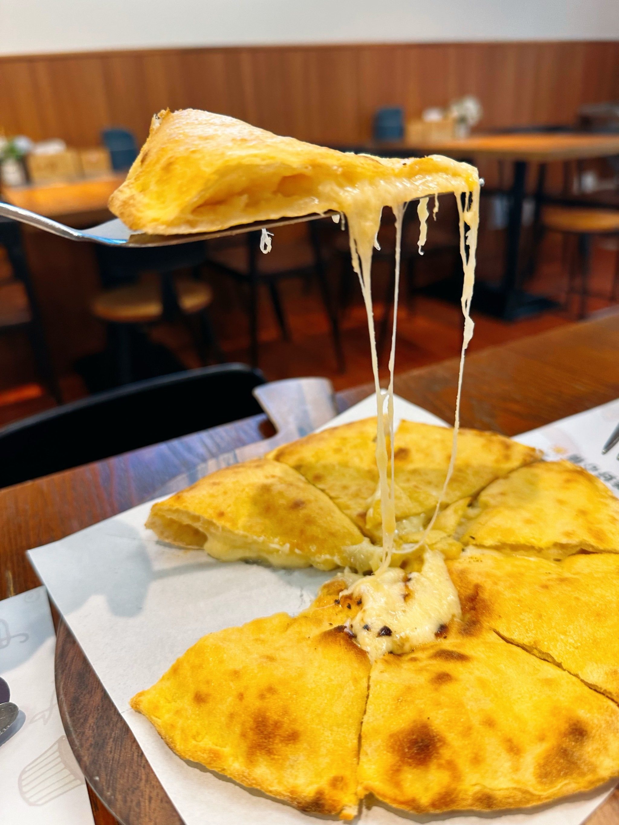 拉丝超长的芝士榴莲