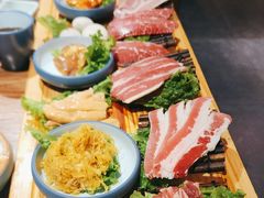 -明洞阿姨·韩式酱蟹烤肉·创意料理(三元桥店)