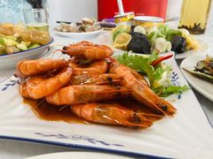 油焖大虾-1910老鲁味海鲜·戳子肉·青岛菜(金沙滩店)