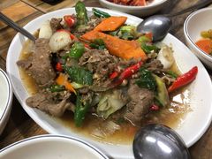 韩式炒牛肉-山海珍味韩国料理(奥城店)