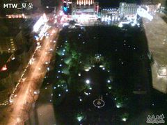 花园饭店夜景-上海花园饭店