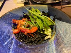 缤纷墨鱼汁海鲜意面-囧吉香生蚝牛排馆(湖北路店)