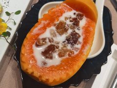 椰香桃胶炖木瓜-尚一汤·粤菜海鲜(环球港店)