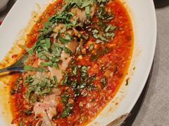 鱼辣子江团配老面开花大馒头-南堂馆·新川菜(春熙路店)