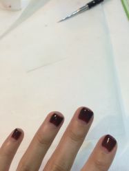 -孔雀手美甲美睫护理