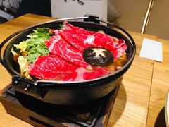 雪花牛肉寿喜锅-隐泉之语日式料理(王府中环店)