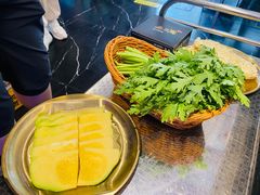 茼蒿-琥珀川糟粕醋·香草鸭·鸡煲(慈云寺店)