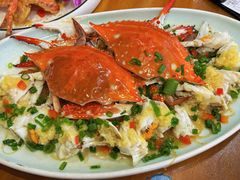 葱油梭子蟹-醉壹号海鲜大排档·老厦门特色菜(厦门美食地标店)