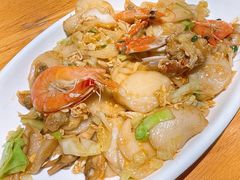 海鲜炒年糕-金海湾海鲜排档(朱家尖店)