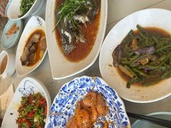 金蒜开边蒸基围虾-泓历皇朝酒店(东亭店)