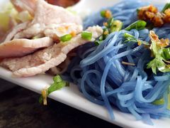 -蝶豆花蓝面条