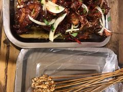 炒鸡架-勃利地摊·勃立小串烧烤