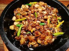 酱爆石锅牛蛙-绿茶餐厅(华联万柳店)