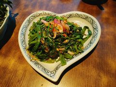 马拉盏炒通菜-大头虾越式风味餐厅(光明广场店)